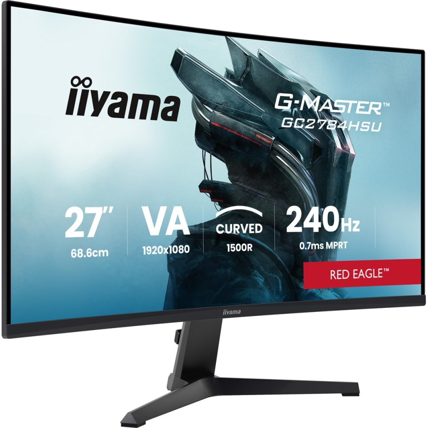 iiyama G-MASTER GC2784HSU-B1 datora monitors 68,6 cm (27") 1920 x 1080 pikseļi Full HD LCD Melns – 2