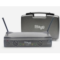 Stagg SUW 50 MM FH EU Wireless UHF System Black Stagg SUW 50 MM FH EU Wireless UHF System Black
