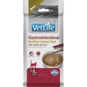 FARMINA Vet Life Cat Gastrointestinal Кремовая угощение с курицей и тунцом упаковка – лакомство для кошек – 4x15г