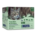 BOZITA Tasty meat & fish menu in jelly Box - wet cat food - 12x85g BOZITA Tasty meat & fish menu in jelly Box - wet cat food - 12x85g