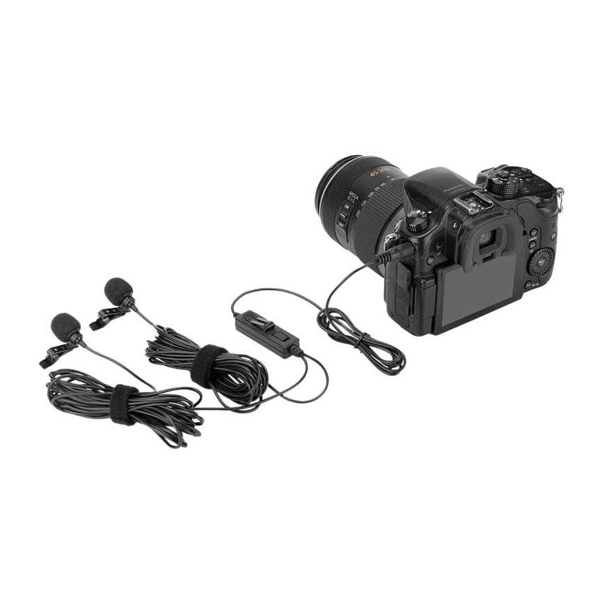 Saramonic LavMic 2m Dual Wired Lavalier Microphone