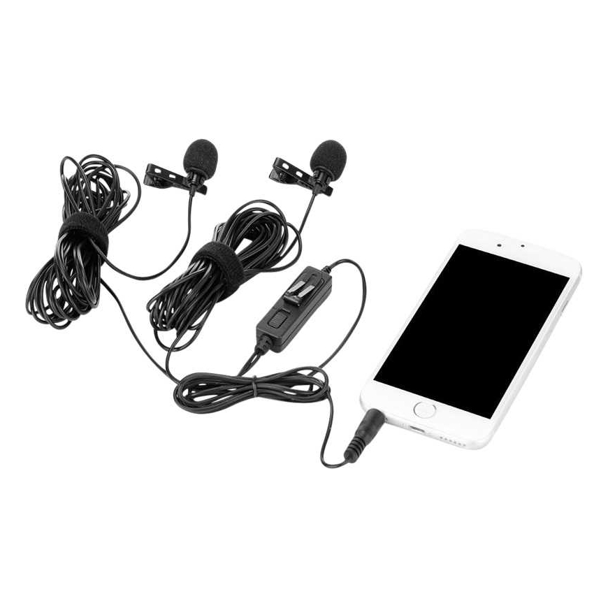 Saramonic LavMic 2m Kaksoisjohto Lavalier-mikrofoni – 3