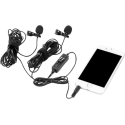 Saramonic LavMic 2m Kahekordne Juhtmega Lavalier Mikrofon Saramonic LavMic 2m Kahekordne Juhtmega Lavalier Mikrofon