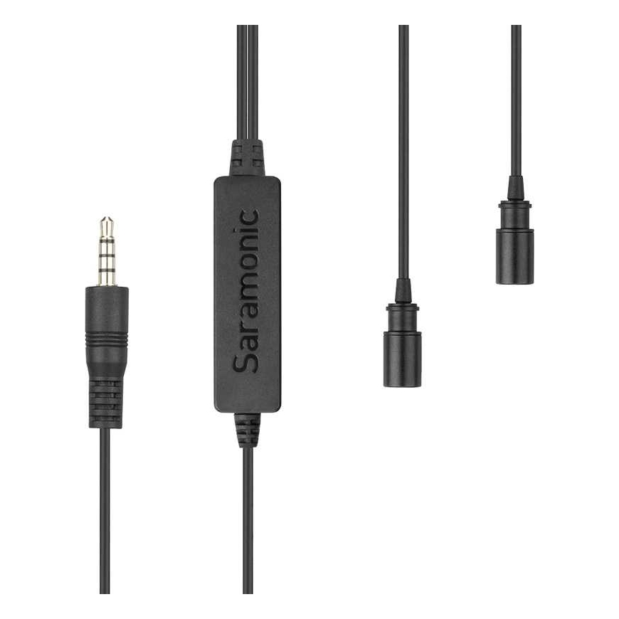 Saramonic LavMic 2m Kahekordne Juhtmega Lavalier Mikrofon – 5