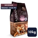 ADDVENA Boosted by superfoods Junior Medium/Large Beef - sausų šunų maistas - 10kg