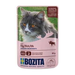 BOZITA Liha palat hyytelössä muulin kanssa – märkä kissanruoka – 85g