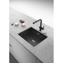 Раковина Franke MRG 210-52, матовый черный, эксцентриковый клапан, черная матовая крышка
