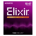 Elixir 16002 Phosphor Bronze Extra Light NW - acoustic guitar strings (10–47) Elixir 16002 Phosphor Bronze Extra Light NW - acoustic guitar strings (10–47)