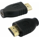 AV PremiumCord-adapteri micro HDMI Type D-naaras - HDMI Type A-uros AV PremiumCord-adapteri micro HDMI Type D-naaras - HDMI Type A-uros