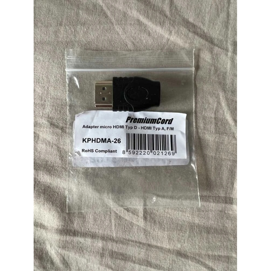 AV PremiumCord adapter micro HDMI Type D emane - HDMI Type A isane – 5