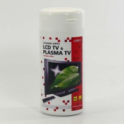 Täpikute puhastuslapp LCD, Plasma TV, karp, 100 tk, Logo