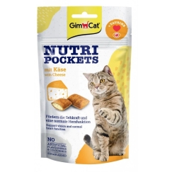 GIMCAT Nutri pockets sūris - kačių skanėstai - 60g