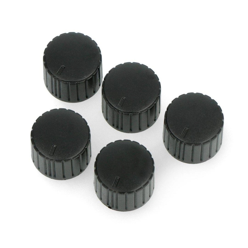 Oem Potentiometer Knob GC20 Black - 6/20mm - x5