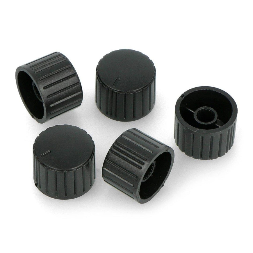 Oem Potentiometer Knob GC20 Black - 6/20mm - x5 – 2