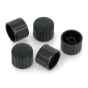 Oem Potentiometer Knob GC20 Black - 6/20mm - x5 Oem Potentiometer Knob GC20 Black - 6/20mm - x5