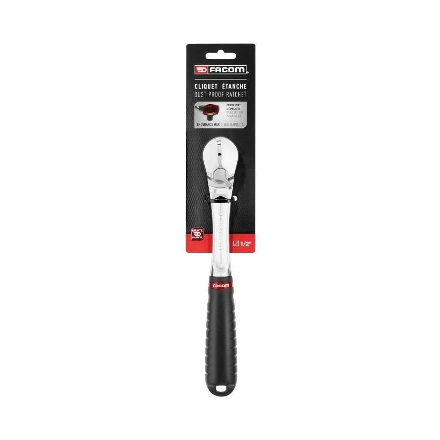 dust-resistant ratchet, 1/2", 262 mm, 72 teeth, FACOM [SL.161PB] – 2