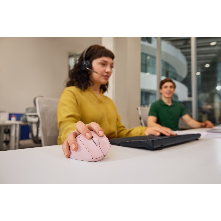 HP Tilt Ergo PNK MSE 720M EMEA-INTL EN L hiir Kodune Parempoolne RF Juhtmevaba + Bluetooth 6000 DPI – 3