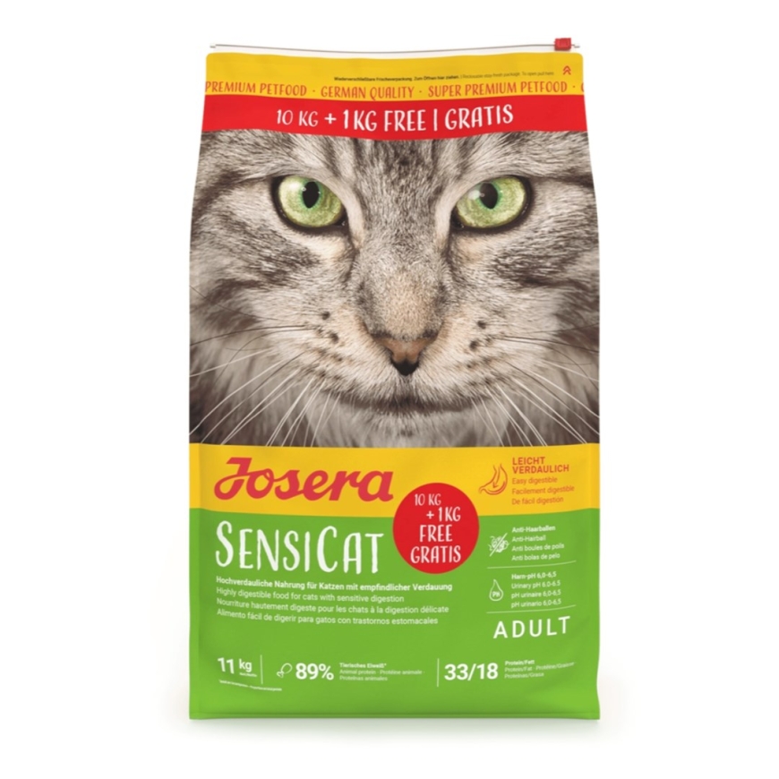 JOSERA Sensicat – kuiva kissanruoka – 10 kg +1 kg – 2