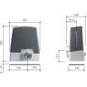 CAME BKX08AGF vārtu automātika, 24 V, 24 m/min, 800 kg CAME BKX08AGF vārtu automātika, 24 V, 24 m/min, 800 kg
