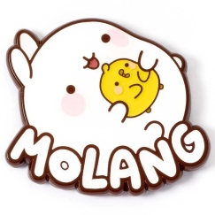 The Carat Shop Molang ja Piu Piu logo pin badge