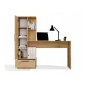 COSMO Oak Artisan Desk + Bookcase Set COSMO Oak Artisan Desk + Bookcase Set