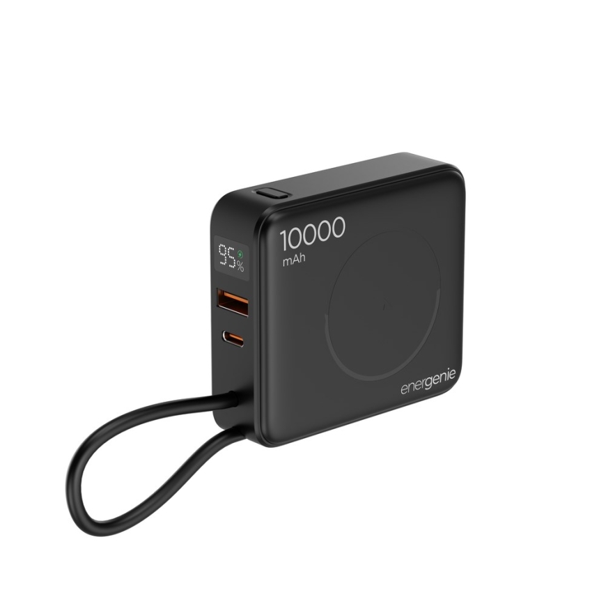 Gembird PB10-WPC15-LCD-01 Ātrās uzlādes power bank