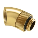Barrow 45-kraadine G1/4 tolli emase G1/4 tolli isasele pööratav adapter, kuldne Barrow 45-kraadine G1/4 tolli emase G1/4 tolli isasele pööratav adapter, kuldne