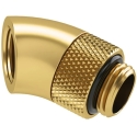 Barrow 45-kraadine G1/4 tolli emase G1/4 tolli isasele pööratav adapter, kuldne Barrow 45-kraadine G1/4 tolli emase G1/4 tolli isasele pööratav adapter, kuldne