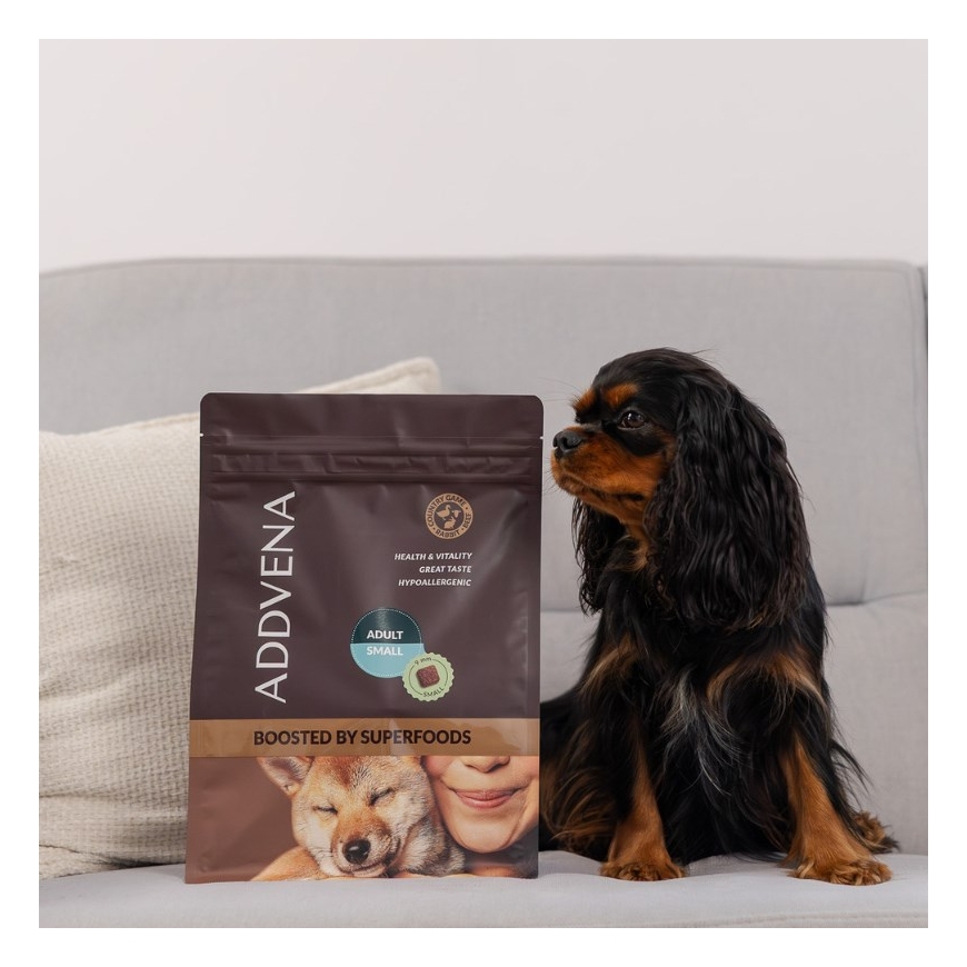 ADDVENA Tehostettu superruoilla Aikuiset Pieni Naudanliha - kuiva koiranruoka - 2,5kg – 5