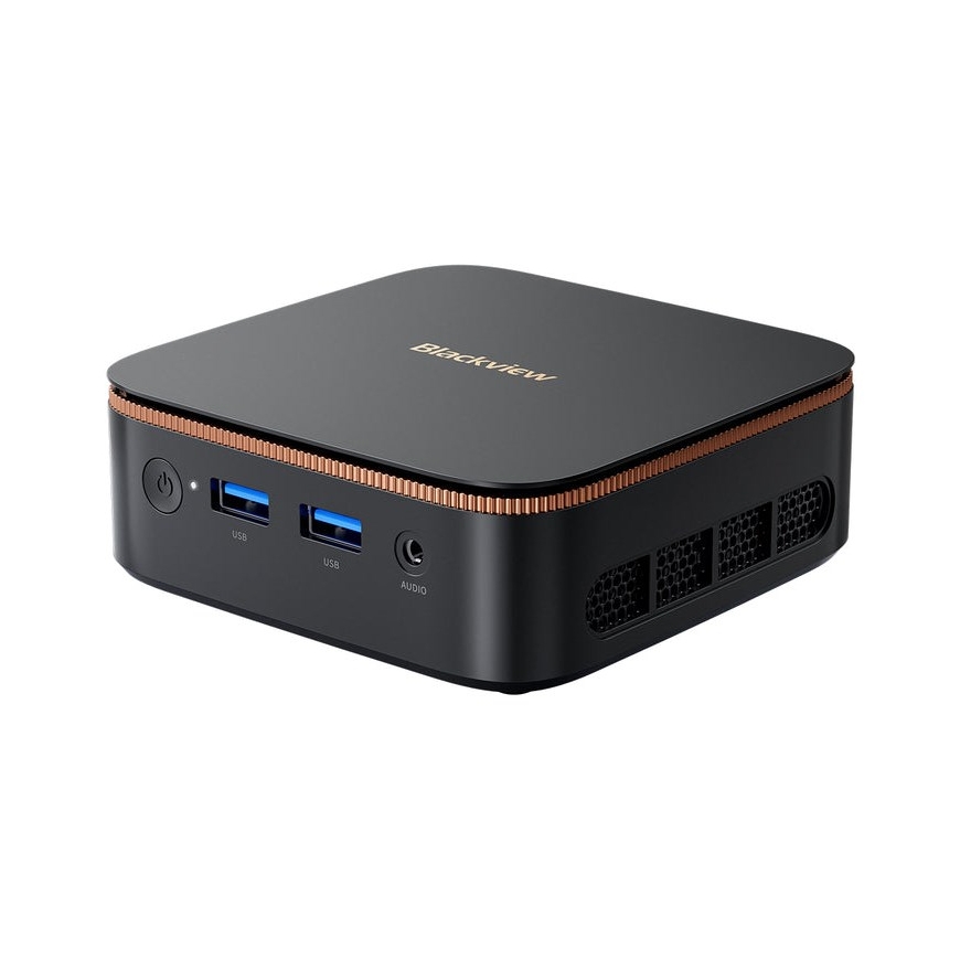 Blackview MP20 Mini PC, Ryzen 3 3300U, 8 GB RAM, 256 GB SSD, Windows 11 Pro, musta