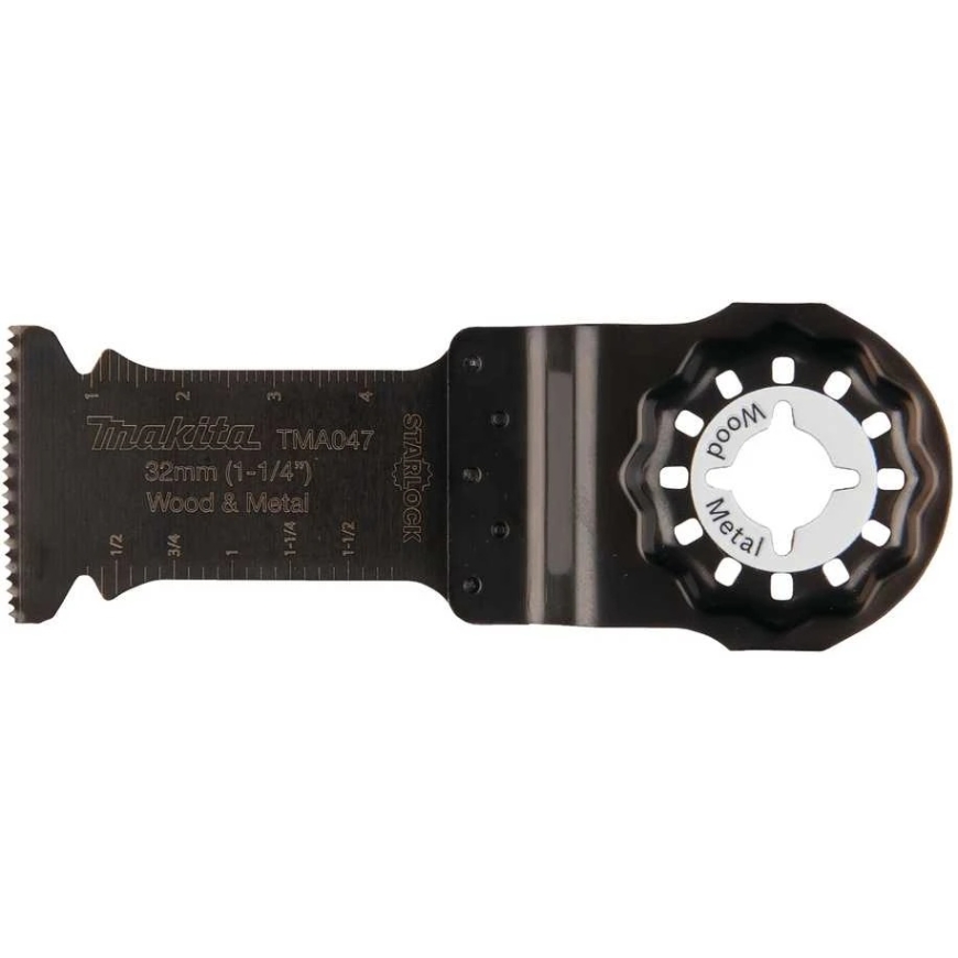 Makita Puun ja Metallin Leikkuuterät 32mm TMA047 BIM, STARLOCK, puulle ja metallille, 25 kpl. E-25856 TMA047 BIM, SL, Puu & Meta