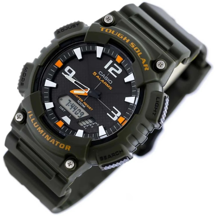 CASIO AQ-S810W-3AV МУЖСКИЕ ЧАСЫ (zd044k) - СОЛНЕЧНАЯ БАТАРЕЯ + КОРОБКА