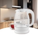 Maestro MR-063-WHITE Stikla elektriskā tējkanna 1.7 L balta Maestro MR-063-WHITE Stikla elektriskā tējkanna 1.7 L balta