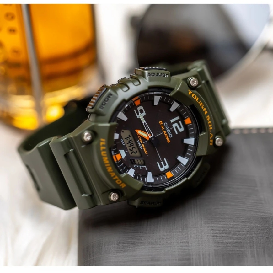 CASIO AQ-S810W-3AV MIESTEN KELLO (zd044k) - AURINKOVIRRAN VOIMA + LAATIKKO – 3