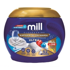 Капсулы для посудомоечной машины MILL CLEAN&SHINE Ultra 52, 3 кг