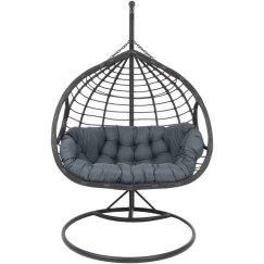Divvietīgas pakabināmu krēslu spilventiņš D052-16CW 105 x 175 cm PATIO
