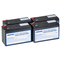 AVACOM AVA-RBP04-12090-KIT - aku, mis on mõeldud CyberPower, EATON, Effekta, FSP Fortron, HP, Legrand UPS jaoks