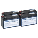 AVACOM AVA-RBP04-12090-KIT - akumuliatorius skirtas CyberPower, EATON, Effekta, FSP Fortron, HP, Legrand UPS AVACOM AVA-RBP04-12090-KIT - akumuliatorius skirtas CyberPower, EATON, Effekta, FSP Fortron, HP, Legrand UPS