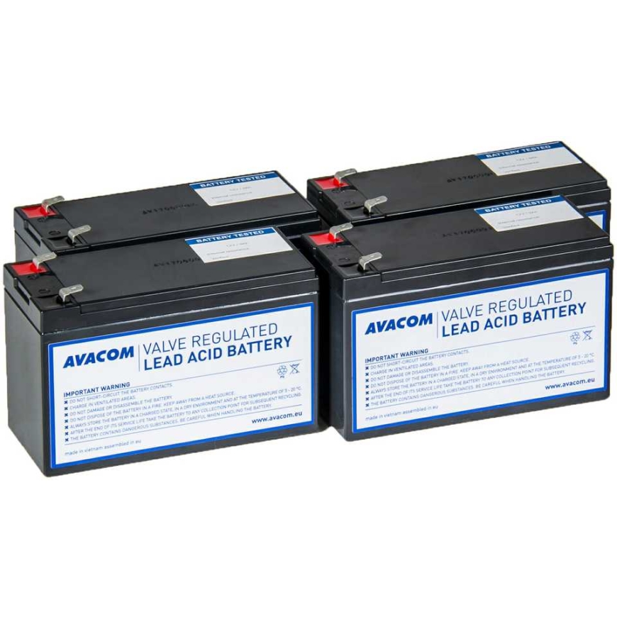 AVACOM AVA-RBP04-12090-KIT - akumulators, kas paredzēts CyberPower, EATON, Effekta, FSP Fortron, HP, Legrand UPS – 2