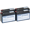 AVACOM AVA-RBP04-12090-KIT - akumuliatorius skirtas CyberPower, EATON, Effekta, FSP Fortron, HP, Legrand UPS AVACOM AVA-RBP04-12090-KIT - akumuliatorius skirtas CyberPower, EATON, Effekta, FSP Fortron, HP, Legrand UPS