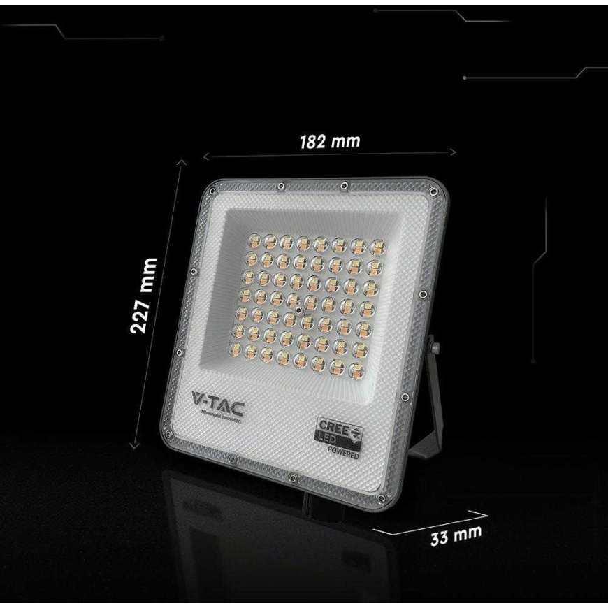 Auriq 50W LED-projektori, musta, 3000/4000/6500K, CREE LED-siru – 2