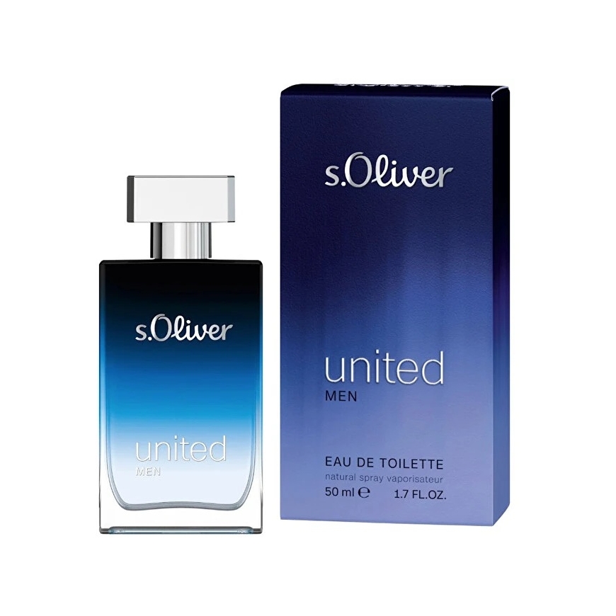 s.Oliver S. Oliver United EDT tualetinis vanduo vyrams, 50 ml
