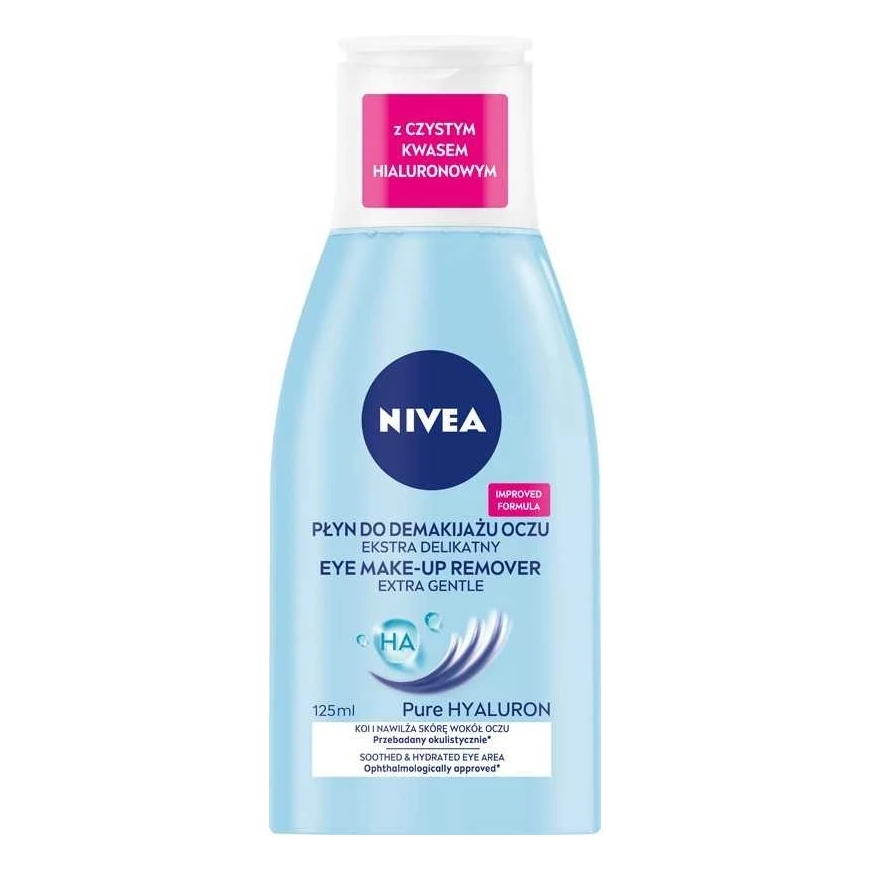 Nivea Pure Hyaluron ypač švelnus akių makiažo valiklis 125ml – 2