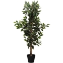 Home Styling Collection Artificial Ficus in Black Pot, 115 cm Home Styling Collection Artificial Ficus in Black Pot, 115 cm