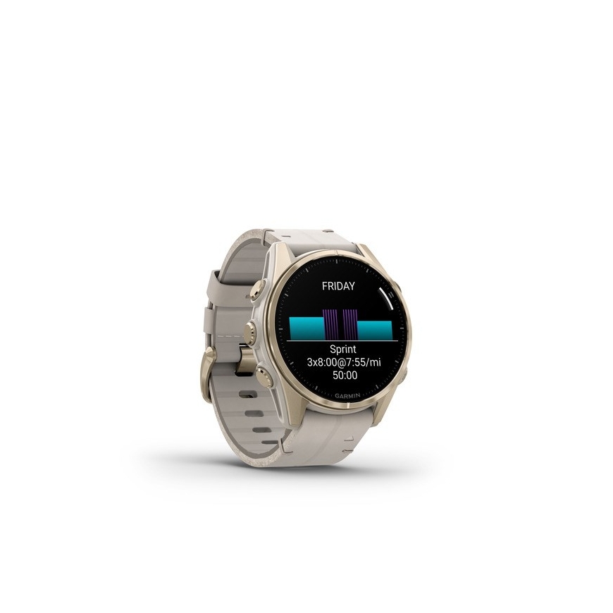 Garmin Fenix 8 3.3 cm (1.3") AMOLED 43 mm Digital 416 x 416 pixels Touchscreen Gold Wi-Fi GPS (satellite) – 4