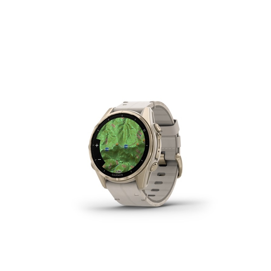 Garmin Fenix 8 3.3 cm (1.3") AMOLED 43 mm Digitaalinen 416 x 416 pikseliä Kosketusnäyttö Kulta Wi-Fi GPS (satelliitti) – 5