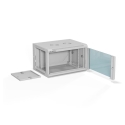 ALANTEC 19" 6U 600x450 wall-mounted cabinet, grey ALANTEC 19" 6U 600x450 wall-mounted cabinet, grey