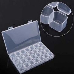 Oem Organizators - Kaste ar nodalījumiem - 28 Aizvērtas Olaikajām Konteineriem