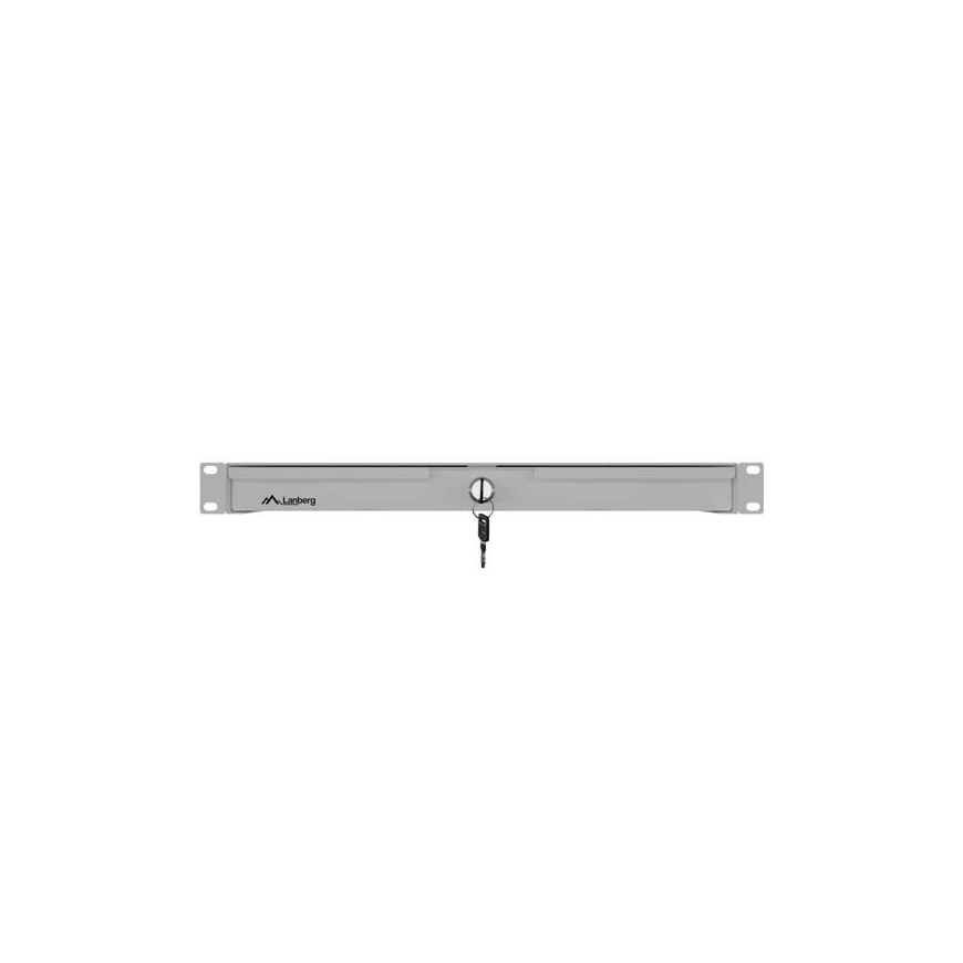Lanberg 19" выдвижной ящик для стойки 1U 270 мм серый (1U/483 × 270 мм, грузоподъемность до 30 кг) – 4
