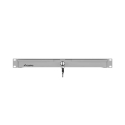 Lanberg 19" Rāmis Skapis Atvilktne 1U 270 mm Pelēks (1U/483 × 270 mm, Slodzes Jauda līdz 30 kg)